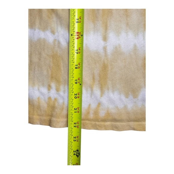 Outerknown Womens Medium Trippy Tank Top Yellow Tie Dye Organic Cotton New W/Tag - Picture 8 of 10